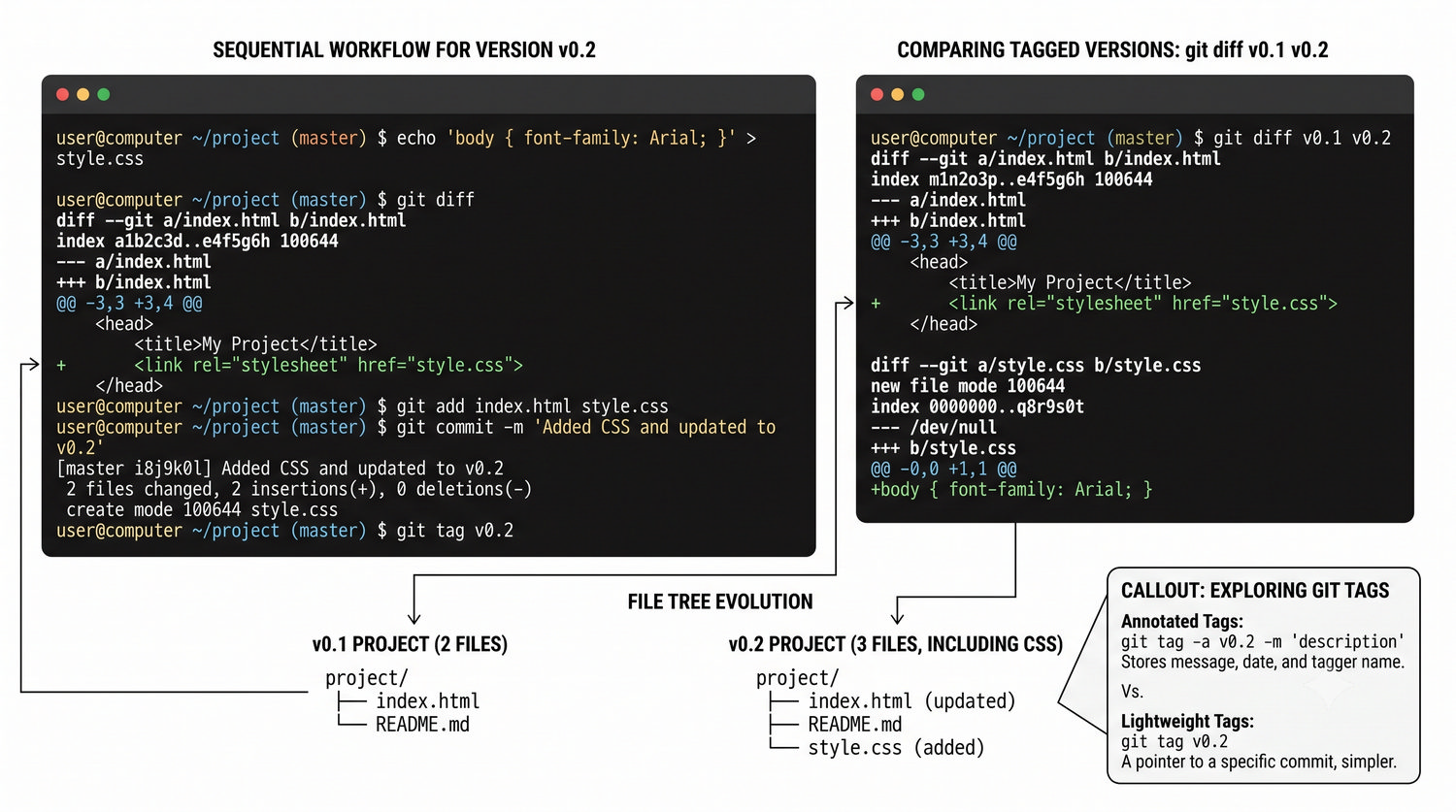 Slajd 13 - Praktyka: Wersja v0.2 - dodajemy styl CSS